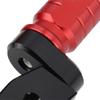 Motorcycle Front Foot Pegs Strong Grip Anti Slip Short Aluminum Alloy Foot Pedal Replacement for DUCATI Monster 696 795 Red
