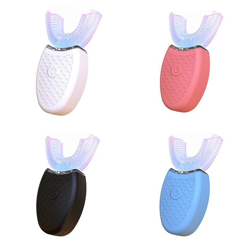 Children Adult Automatic Ushaped Electric Toothbrush Blue Light Smart Whitening