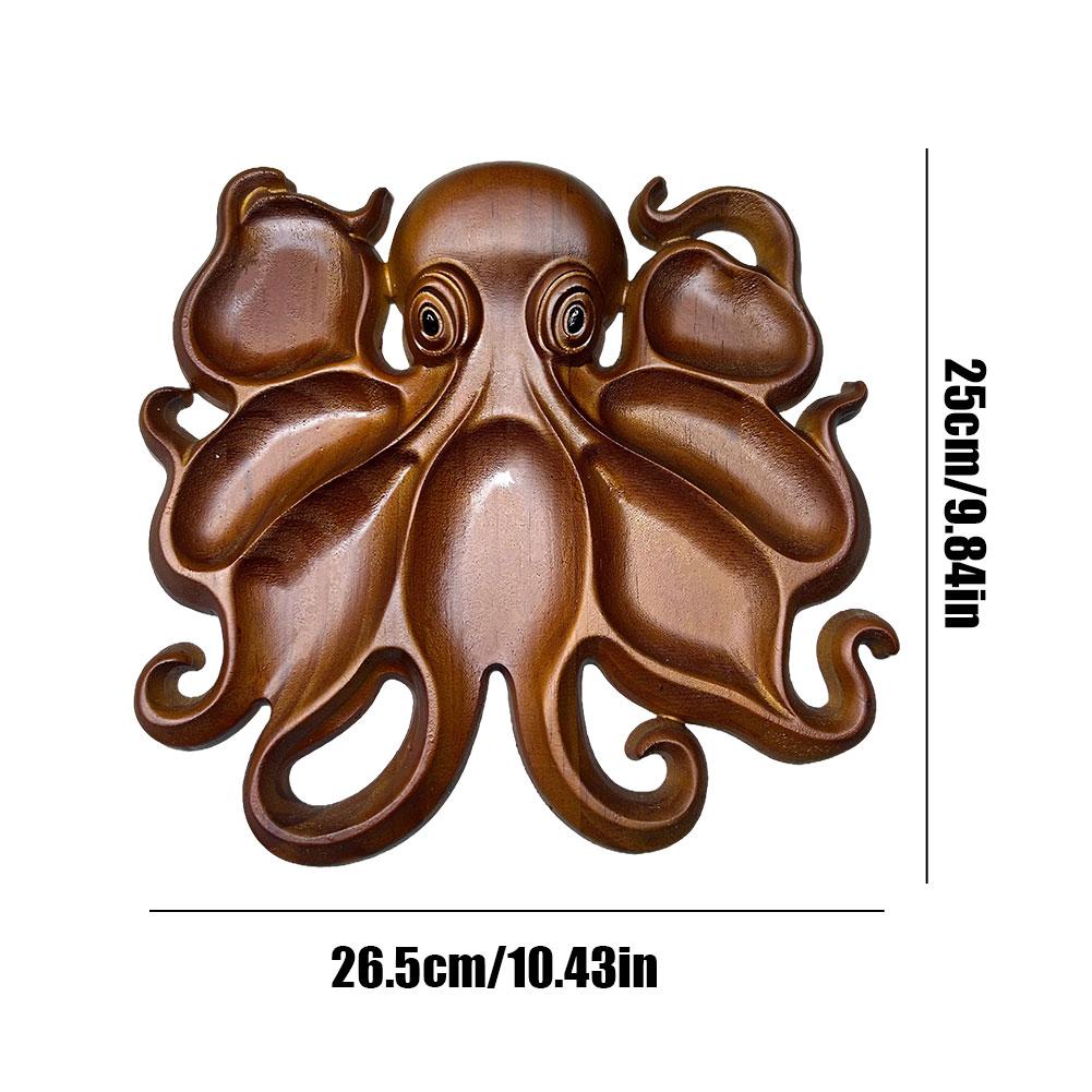 Octopus Charcuterie Platter Novelty Unique Serving Tray Board for Cheese Meats Fruit Charcuterie Board Gift for Seafood Lovers