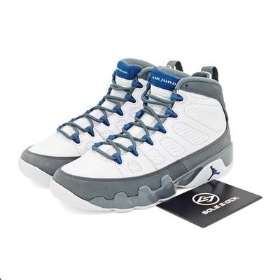 Air Jordan 9 Flint Grey HV4794-100 43 francese di colore blu/bianco