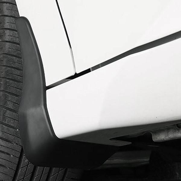 Set of 4 Black ABS Mudguards for Honda Ya Cars