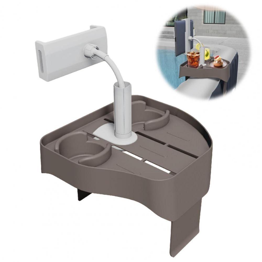 New Multifunctional Adjustable Hot Tub Tray Space Saving Tackle Organizer Cup Holder Spas Hot Tubs Pools Phone Holder
