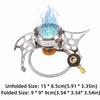 Aluminum Alloy, Copper Portable Gas Stove Lightweight Outdoor Stove Camping Stove  Outdoor Camping