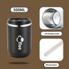 304 Stainless Steel Coffee Mug With Straw & Lid, Leakproof Tea Milk Mug Water Cup With Straw, Kitchen Drinkware For Kids Adults