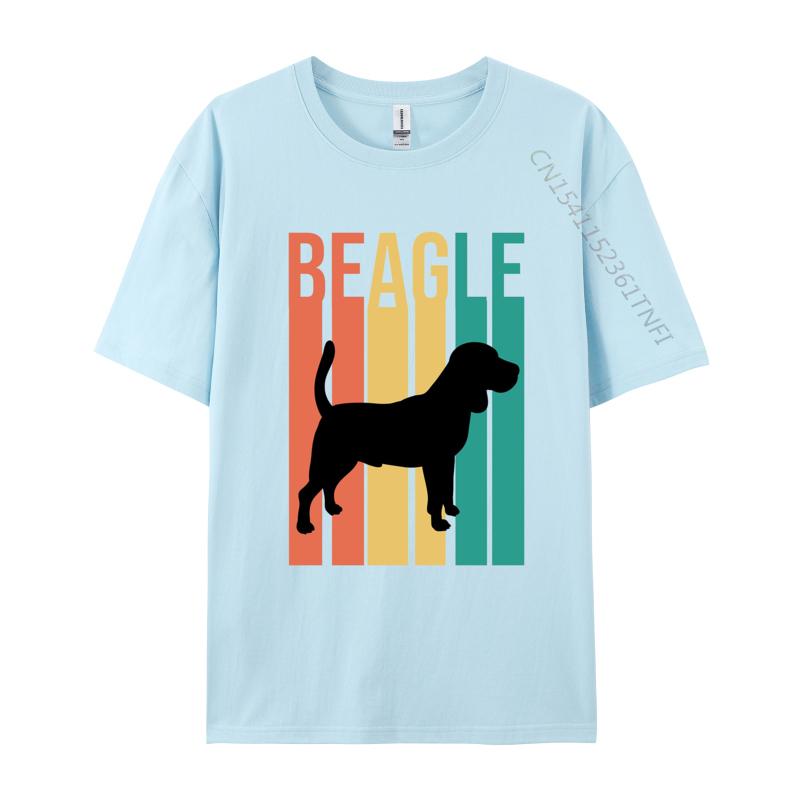 Beagle T Shirt Funny Dog Lover Shirt For Men Casual On Sale Cotton Tops Shirts Dog Silhouette Camisa for Men