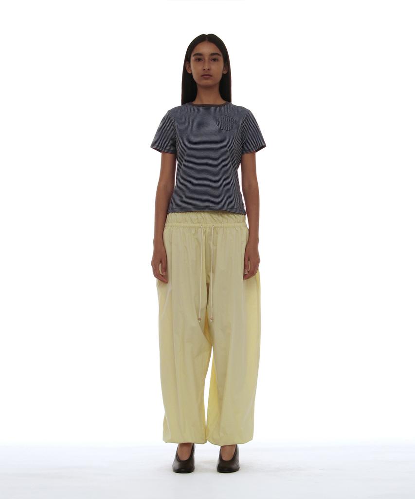 PARTIMENTO WOMEN Pwc Pocket Stripe Regular Tee_Blue