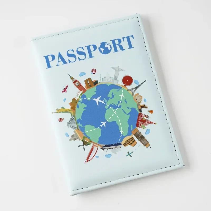 2026 UV Color Print Global Passport Cover Plane Ticket Holder Passport Holder Id Card Holder Passport Covers Travel Accessories