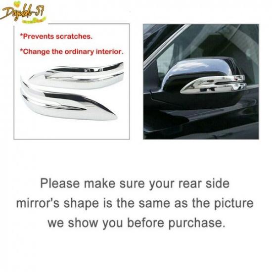 Chrome Side Rear View Mirror Cover Moulding Trim For Honda CR-V CRV 2012-