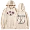 Off Campus Briar University Hockey Hoodies Graham 44 Cosplay Women Men Long Sleeve Sweatshirts Fashion Vintage Pullover Tops