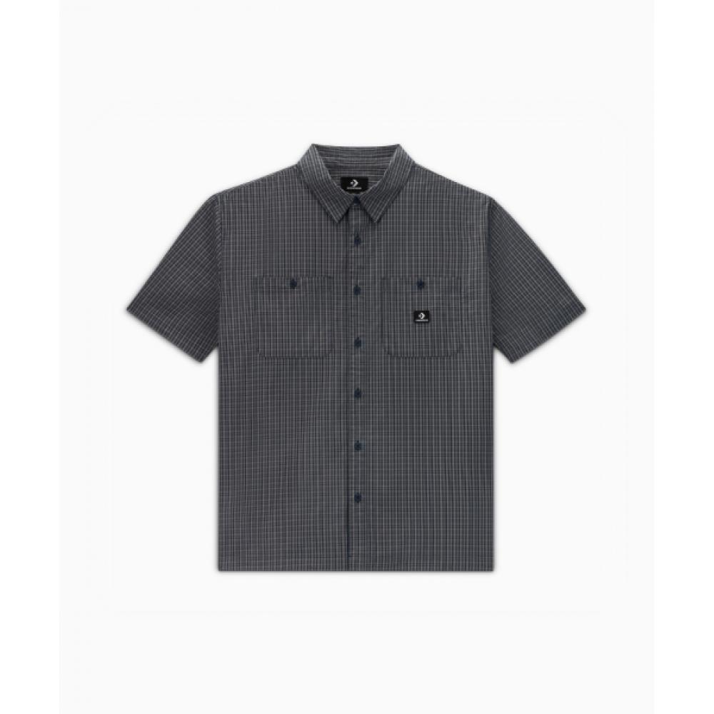 

Рубашка Converse Plaid с коротким рукавом Sharkskin Plaid 10026723 A01 95