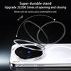 Frameless For Magsafe Metal Camera Fold Stand Holder Phone Case For VIVO X300 S Pro Ultra Magnetic Wireless Charge Bumper Cover