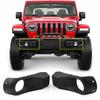 Nebelscheinwerferabdeckung Frontstoßstange Nebelscheinwerferabdeckungen Zierblende Für Jeep Wrangler JL 2018+ 10th Anniversary Rubicon Stahl Frontstoßstange