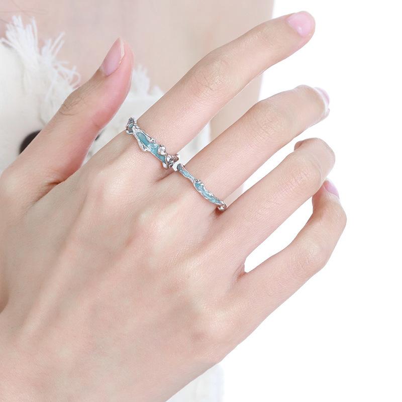 Style Cold Unique Geometric Ring For Women Perfect For Couples And Lovers Fashion