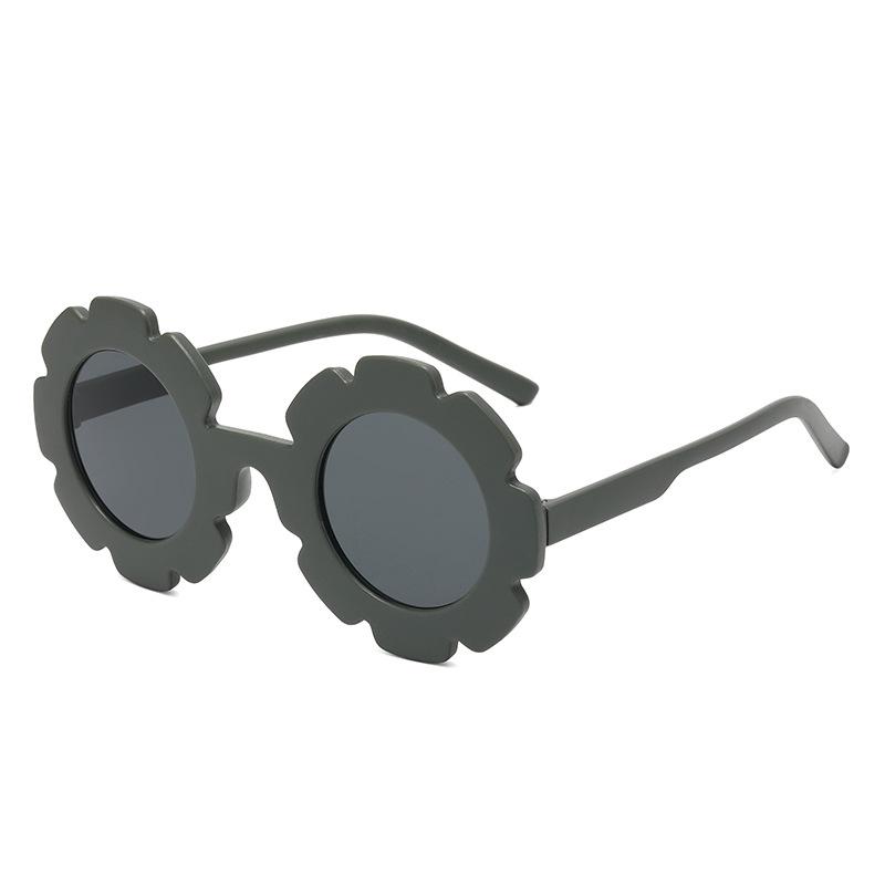 Children'S Cartoon Sunglasses Frame Matte Cute Boys And Girls Baby Flower Glasses Uv400 Sunglasses