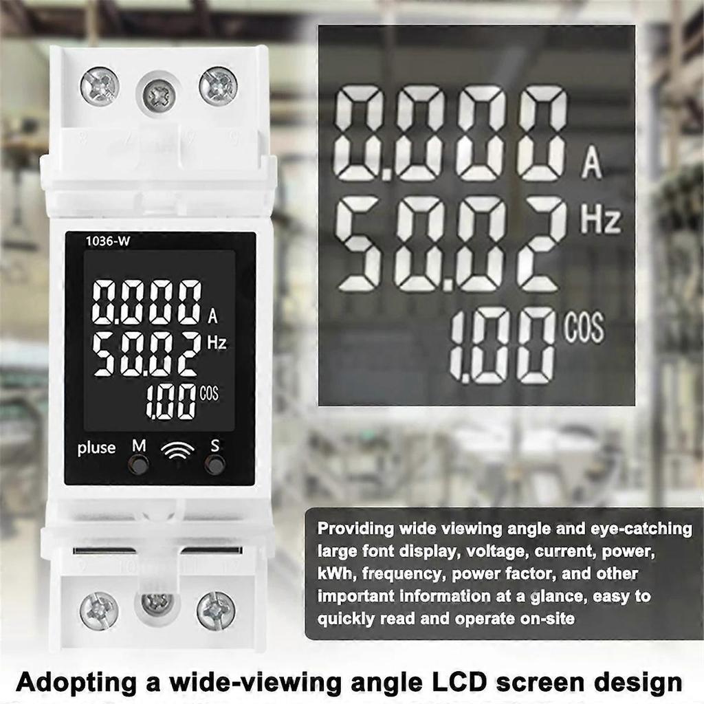 Tuya AC Digital Display Current and Voltage Meter