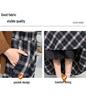 Thickened Warm Wool Retro Plaid Umbrella Skirt - 2025 Autumn/Winter Collection