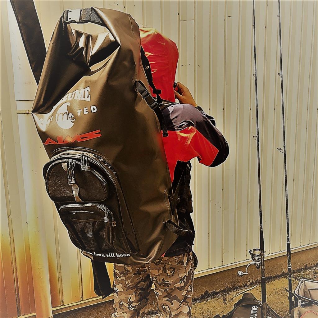 MAZUME Iso Bag Waterproof Backpack II Black 70L (Mazume) mazume×AIMS MZBK-319-01