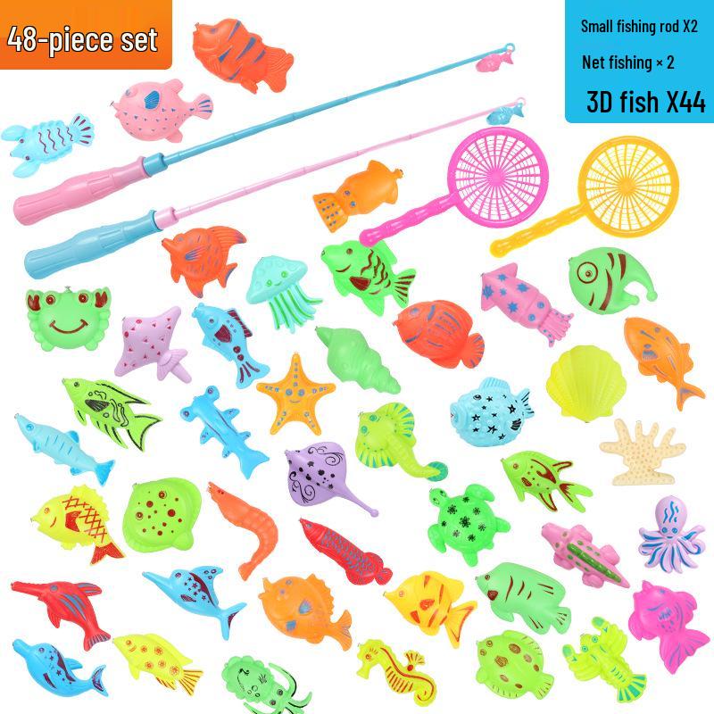 Children's Magnetic Fishing Toy Set – Summer Educational Role-Playing Game for Kids