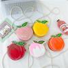 Peach Shaped Children Shoulder Bag Simulation Pearl Chain Casual Bag Crossbody