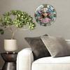 30x30cm Round Wall Clock with Luminous Hands for Easy Reading in Low Light