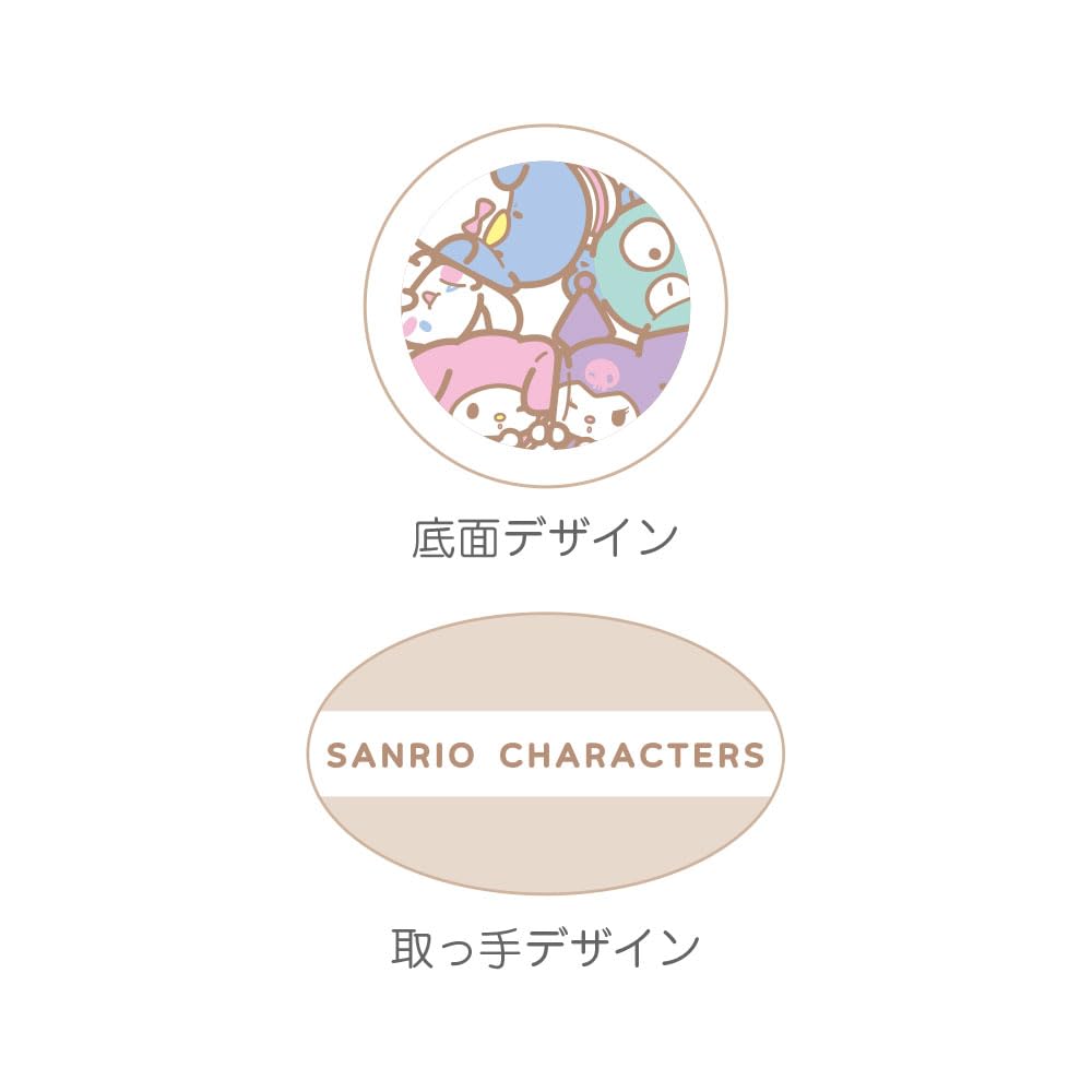 Tees Factory Sanrio Hello Kitty, Kuromi, Pochacco, Pompompurin, My Melody, Hangyodon, Battz-Maru, Tuxedo Sam, Keroppi Sanrio Characters Mug