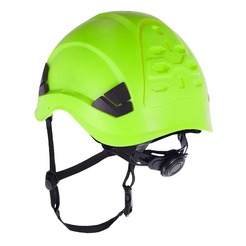 Przemysłowy hełm ochronny sallet neon