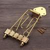 Bass Tailpiece Trapeze Set Electric Bass Replacement Part Accessories 4 Strings Bass Trapeze Tailpiece Bridge