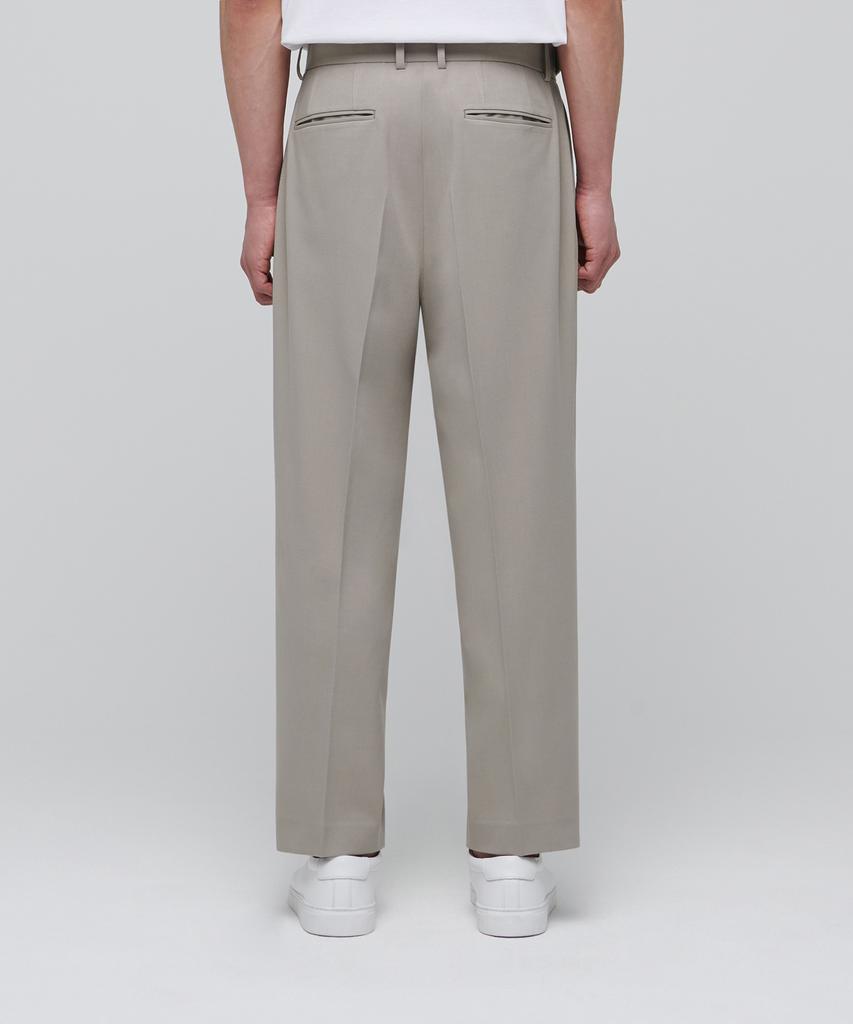 Musinsa Standard Tapered Gurkha Slacks [Light Beige]