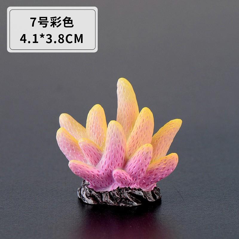 

Имитация кораллового аквариума с рыбками, ландшафтный дизайн пляжа, микроскопический океан, реквизит One Size