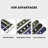 Full Metal Eyelet Nylon Waist Belt Hollow Out Punk Style Belt Streetwear Belt  For Men Women
