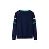 Nike Letter Print Pullover Raglan Casual Versatile Long Sleeve Sweatshirt Kids Sweatshirt Indigo NY2412085GS-002
