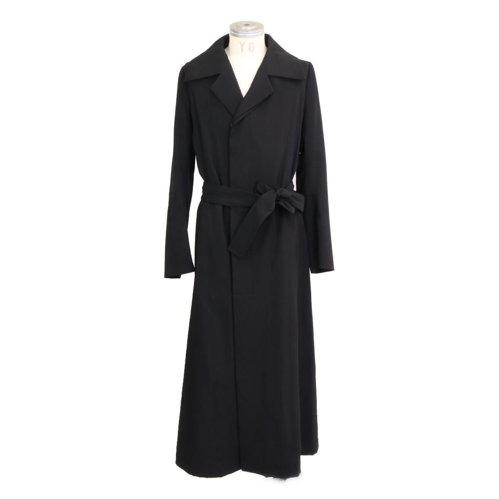 REGULATION Yohji Yamamoto FB-C50-100 GABARDINE R-BASIC COAT coat 2 blackUsed