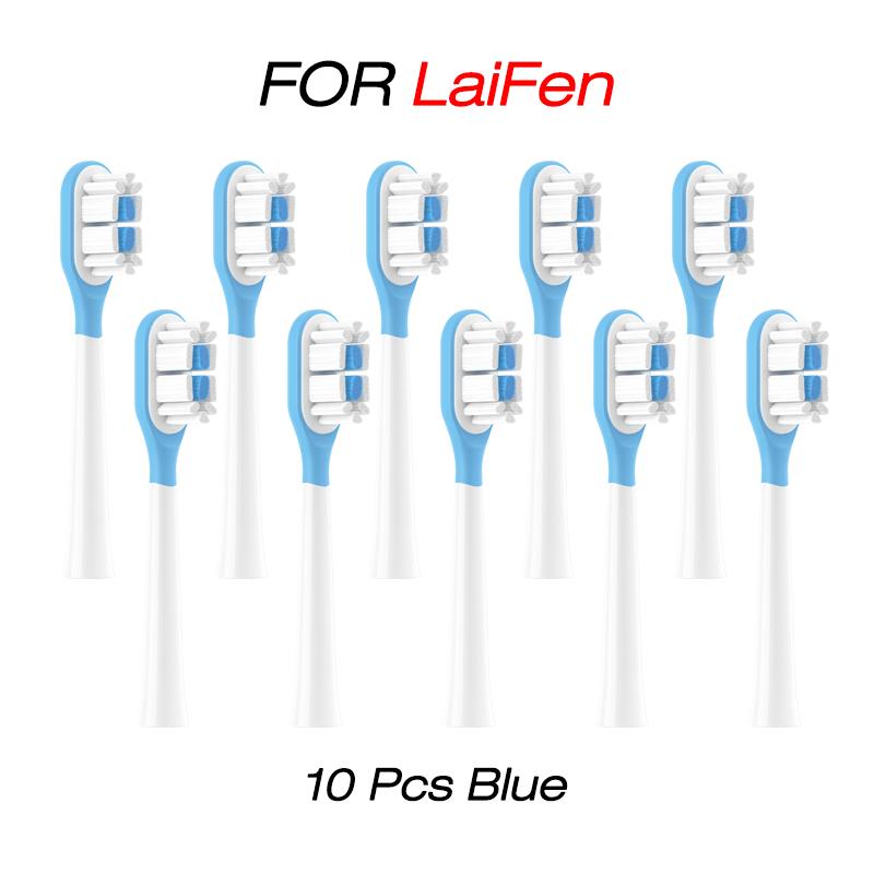 

Toothbrush Head for Laifen Electric Toothbrush Replacement Head UV Sterilization DuPont Bristles синій