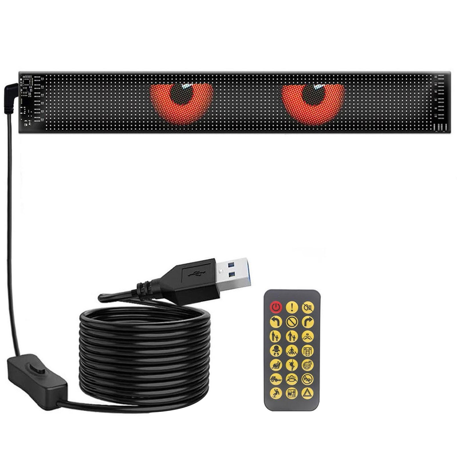 

Цветной мягкий экран для глаз автомобиля, программируемый ультратонкий гибкий светодиодный экран, светодиодный умный цветной мягкий экран для автомобиля своими руками D