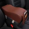 1pcs Car Central Armrest Pad Soft Cushion Car Armrest Box Height Increasing Pad Storage Bag  For Auto Central Armrest