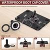 Heavy Duty Toggle Switch 2 Pin 2 Gears On/Off Spst With Mounting Panel Weatherproof Cap For Boat Car Plug Play