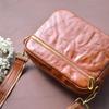 Men's Genuine Leather Crossbody Shoulder Bag, Retro Korean Style, Versatile for Women, New Trend.