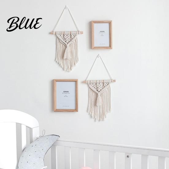 Nordic Handmade Woven Room Decor Tassel Tapestry Cotton Wall Hanging Ornament