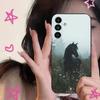 The Horse Phone Case For Samsung S24,S21,S22,S23,S30,Ultra,S20,Plus,Fe,Lite,Note,10,9,5G Black Soft Cover