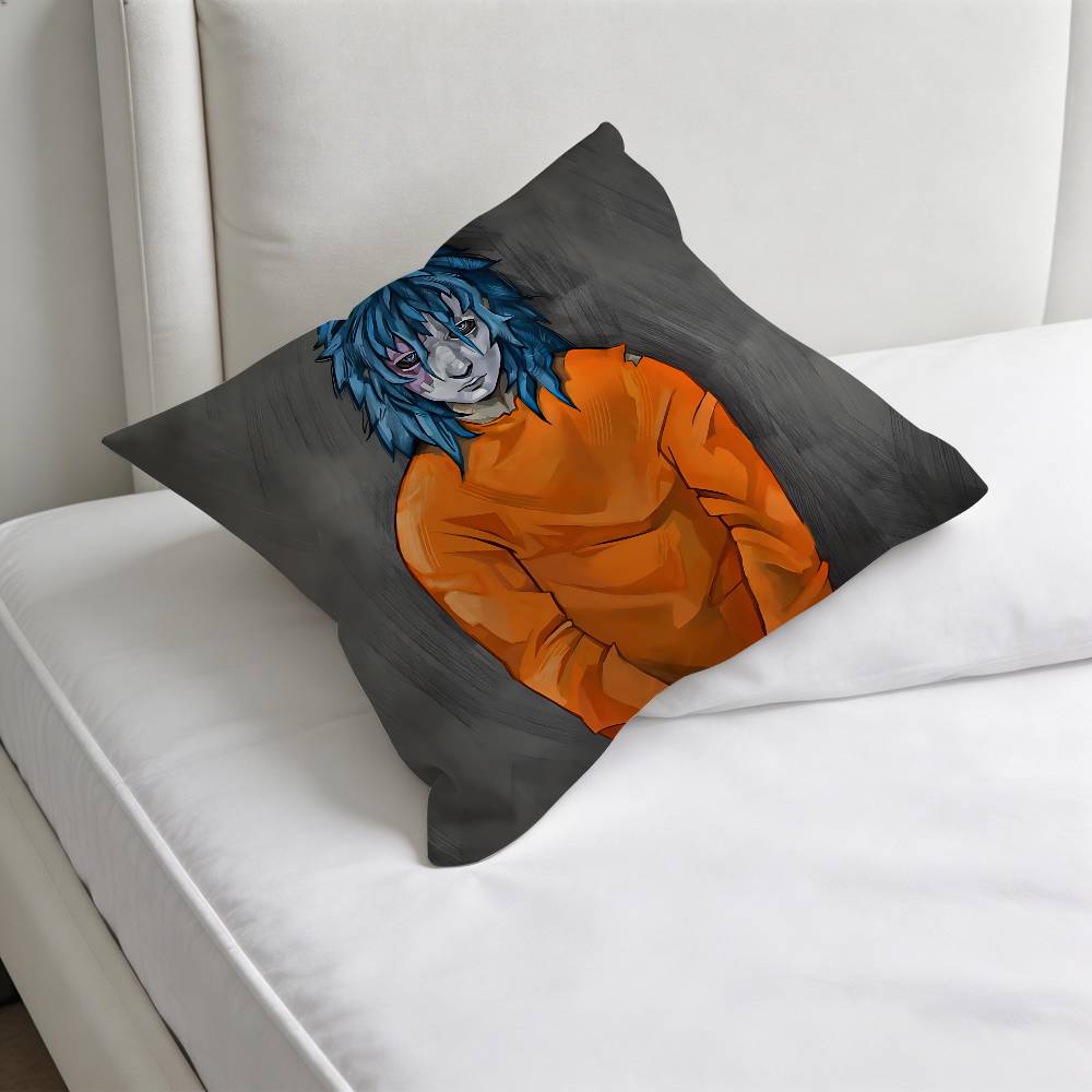 Game Sally Face Square Pillow Cover Decorative Throw Pillow Case for Sofa Couch Bed Home Car Living Room Decoration