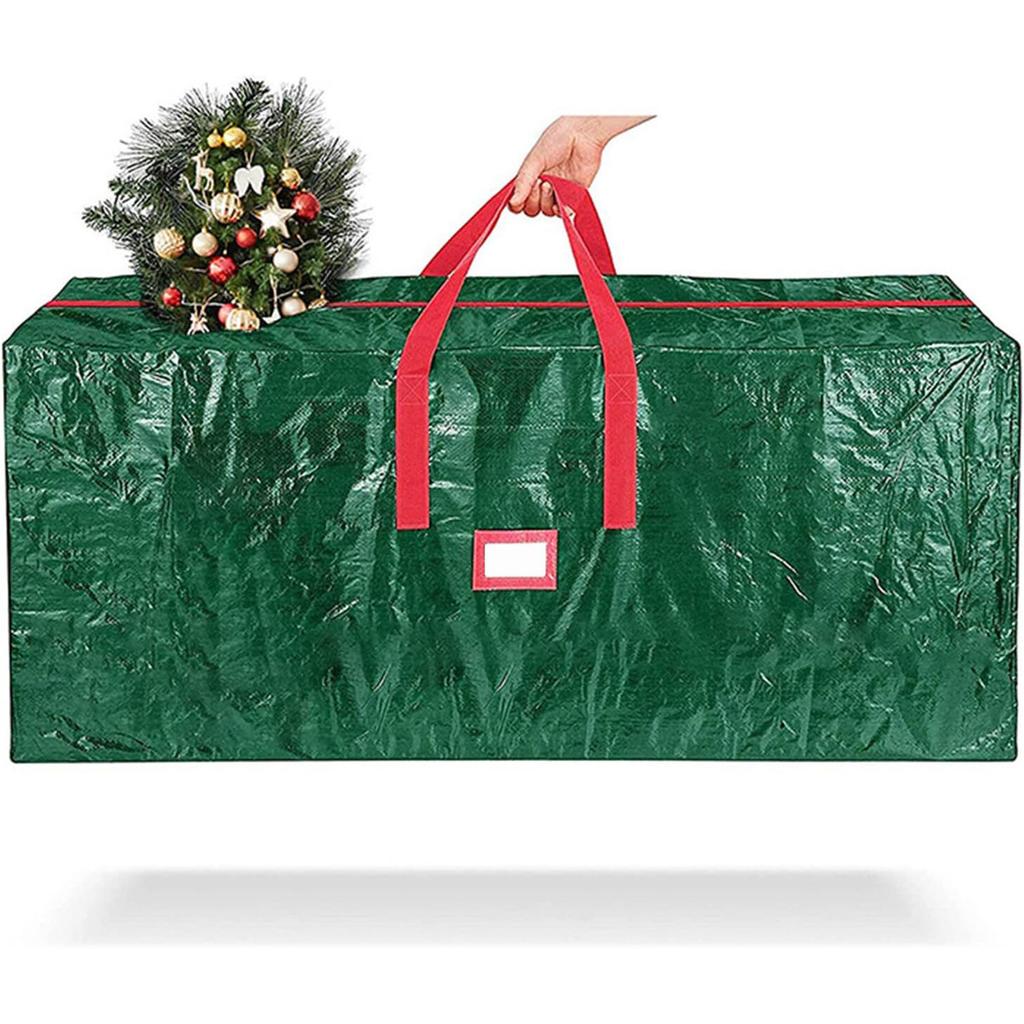 Christmas Tree Storage Bag Fits Up To holiday Disassembled Christmas trees under 9 Ft plastic waterproof and storage bag with durable reinforced
