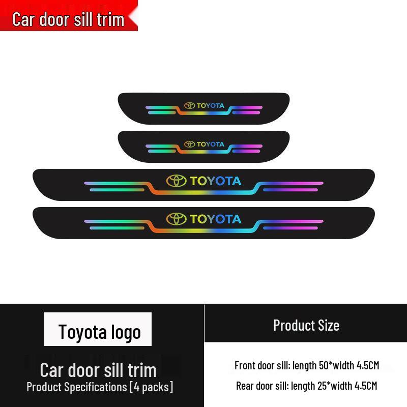 Car Door Pedal Protector: Anti-Stepping & Anti-Collision Threshold Strip Sticker.