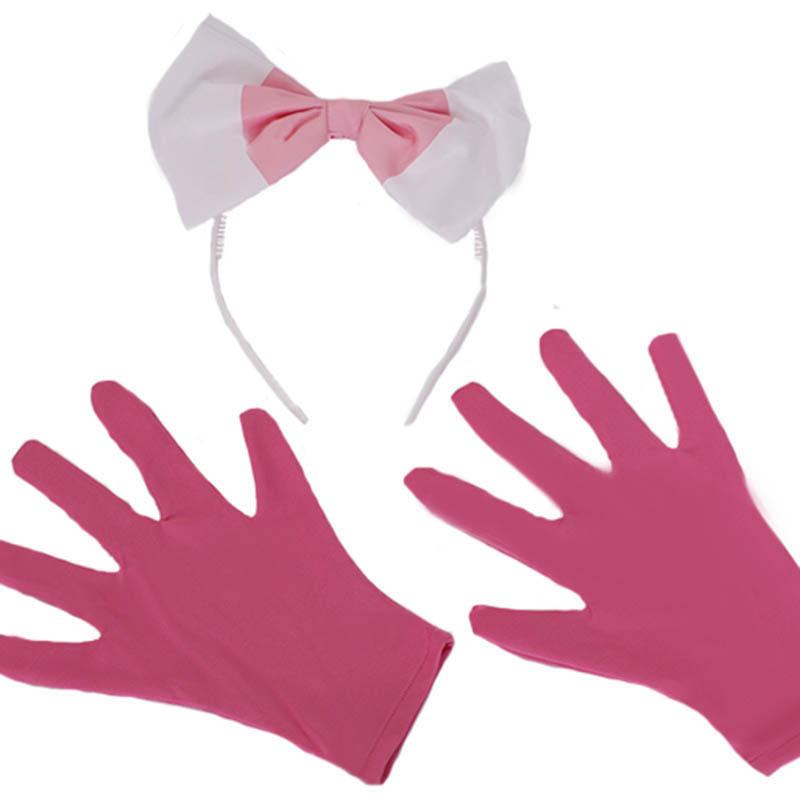 Anime Figures Sylveon Party Bow Dress Carnival Dress Gloves Accessories Halloween Party For Girls Women