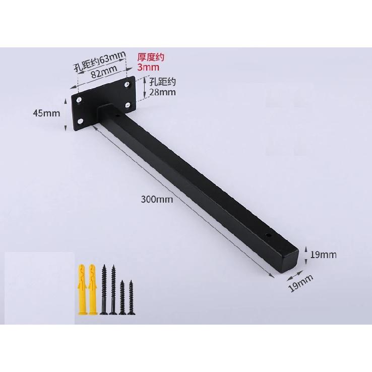 Wall Shelf Bracket Suspended Tripod Shelf Support Hidden Wall Fixed Partition Storage Rack Shelves Angle Bracket Thicken