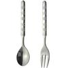 Herb Coffee Spoon and Small Fork Set Made In Japan (2 Pieces) -