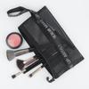 Black Mesh Transparent Mesh Simple Large Capacity Portable Travel Organizer Makeup Bag