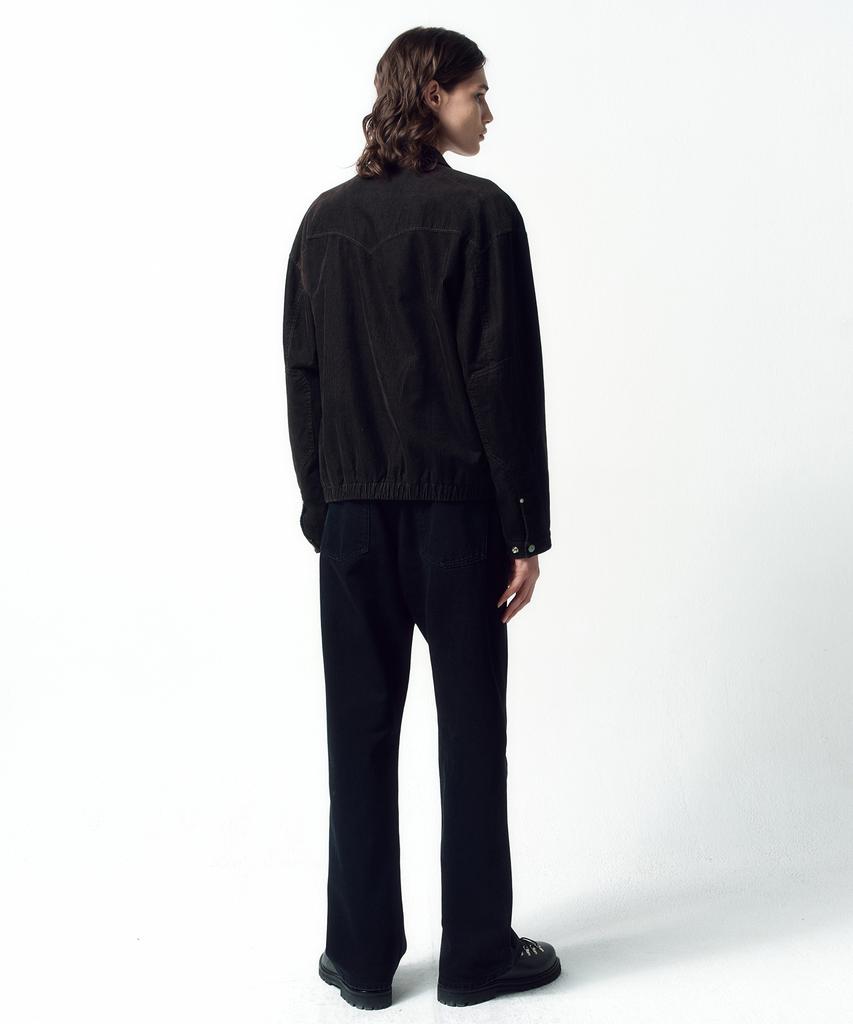 Insilence Organic Cotton Cord Rodeo Jacket Dark Brown