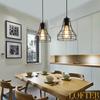 Retro Industrial Black Pendant Lights E27 for Kitchen Living Roomrestaurant