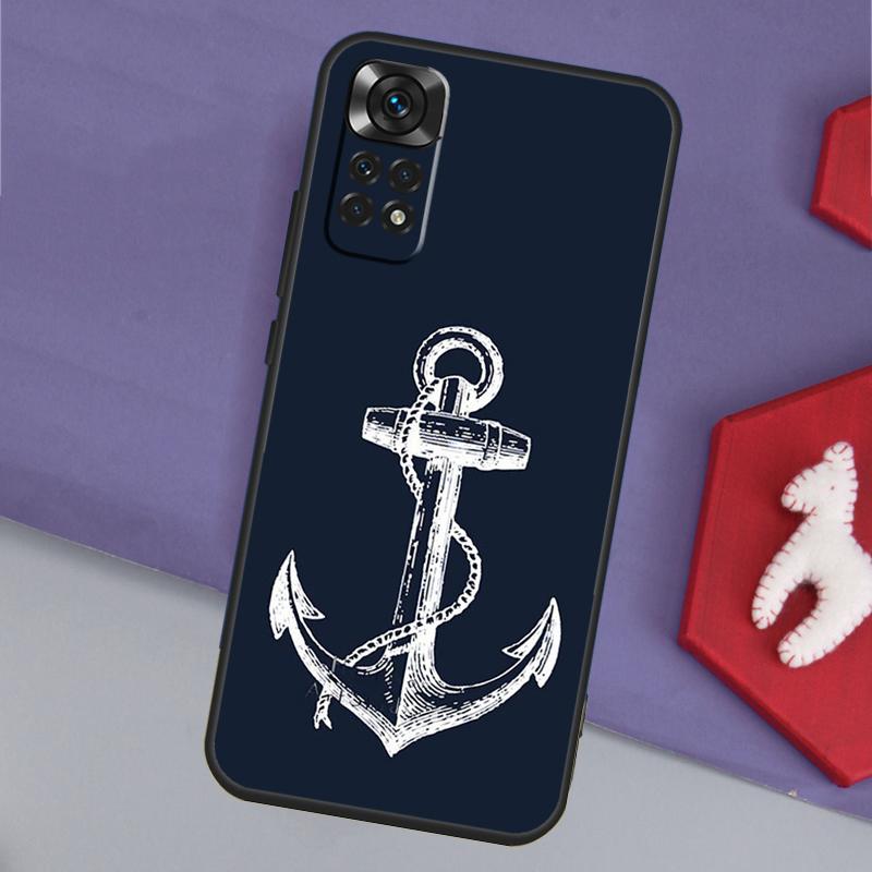 Anchor Sea Beach Funda For Xiaomi Redmi Note 14 13 Pro 12 11 9 10 9S 10S 11S 12S Redmi 14C 10C 12C 13C Case