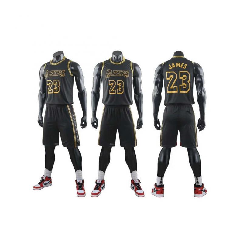 Tricou James Nr. Set uniformă de baschet pentru copii Lakers 23